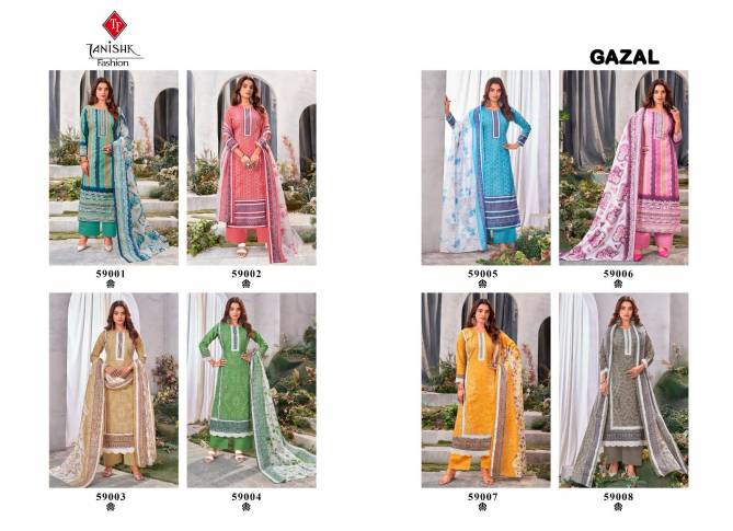 Gazal By Tanishk Lawn Cotton Dress Material Wholesale Market In Surat
